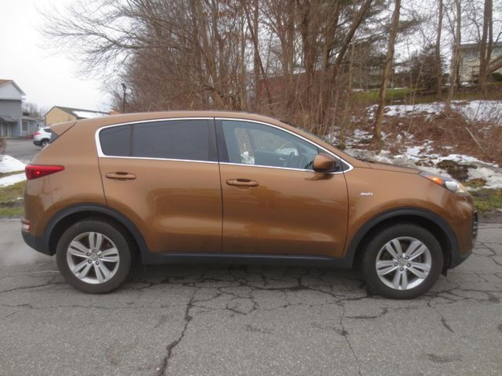 2017 Tan /Black Kia Sportage LX AWD (KNDPMCAC4H7) with an 2.4L V6 DOHC 24V engine, 6A transmission, located at 270 US Route 6, Mahopac, NY, 10541, (845) 621-0895, 41.349022, -73.755280 - Photo #10